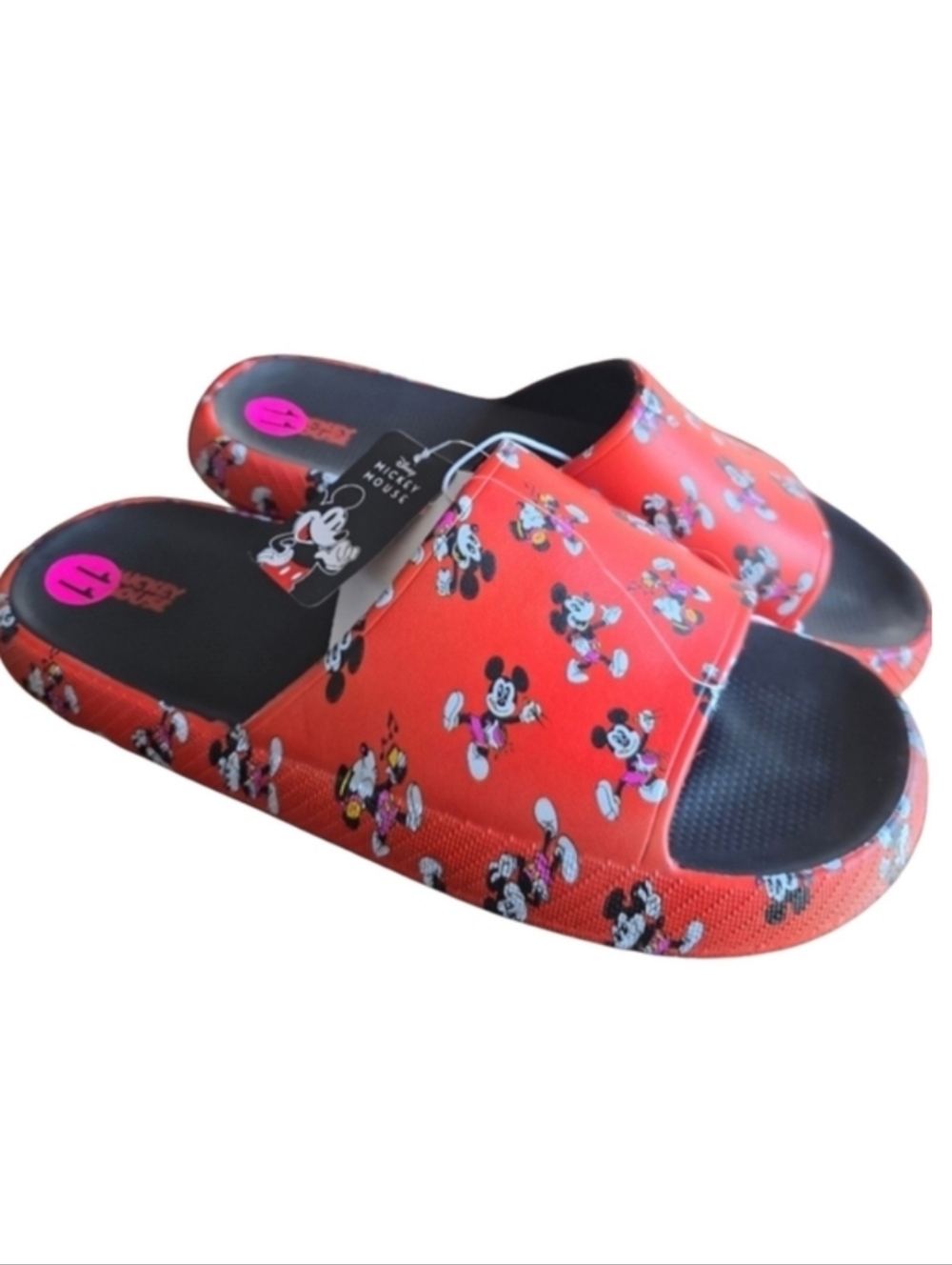NWT Disney 11/12 Mickey Mouse Slides Men's